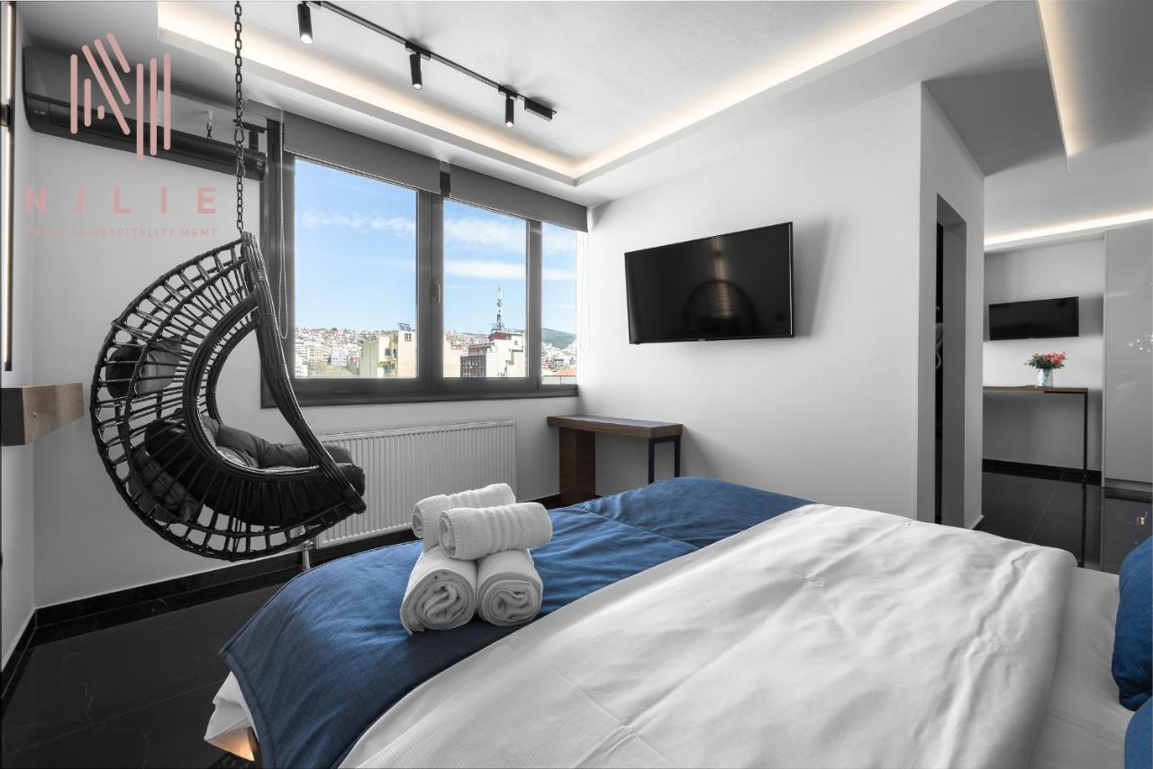 Calliope Penthouse, Nilie Hospitality Mgmt Apartman Szaloniki Kültér fotó