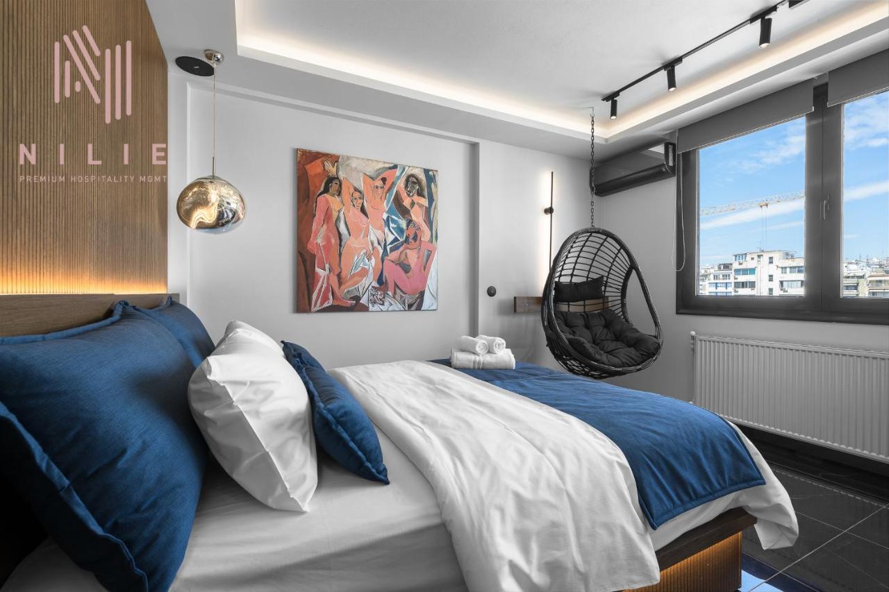 Calliope Penthouse, Nilie Hospitality Mgmt Apartman Szaloniki Kültér fotó